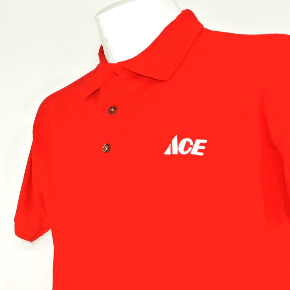 ACE Hardware Store Employee Uniform Polo Shirt Red NEW Size S Small